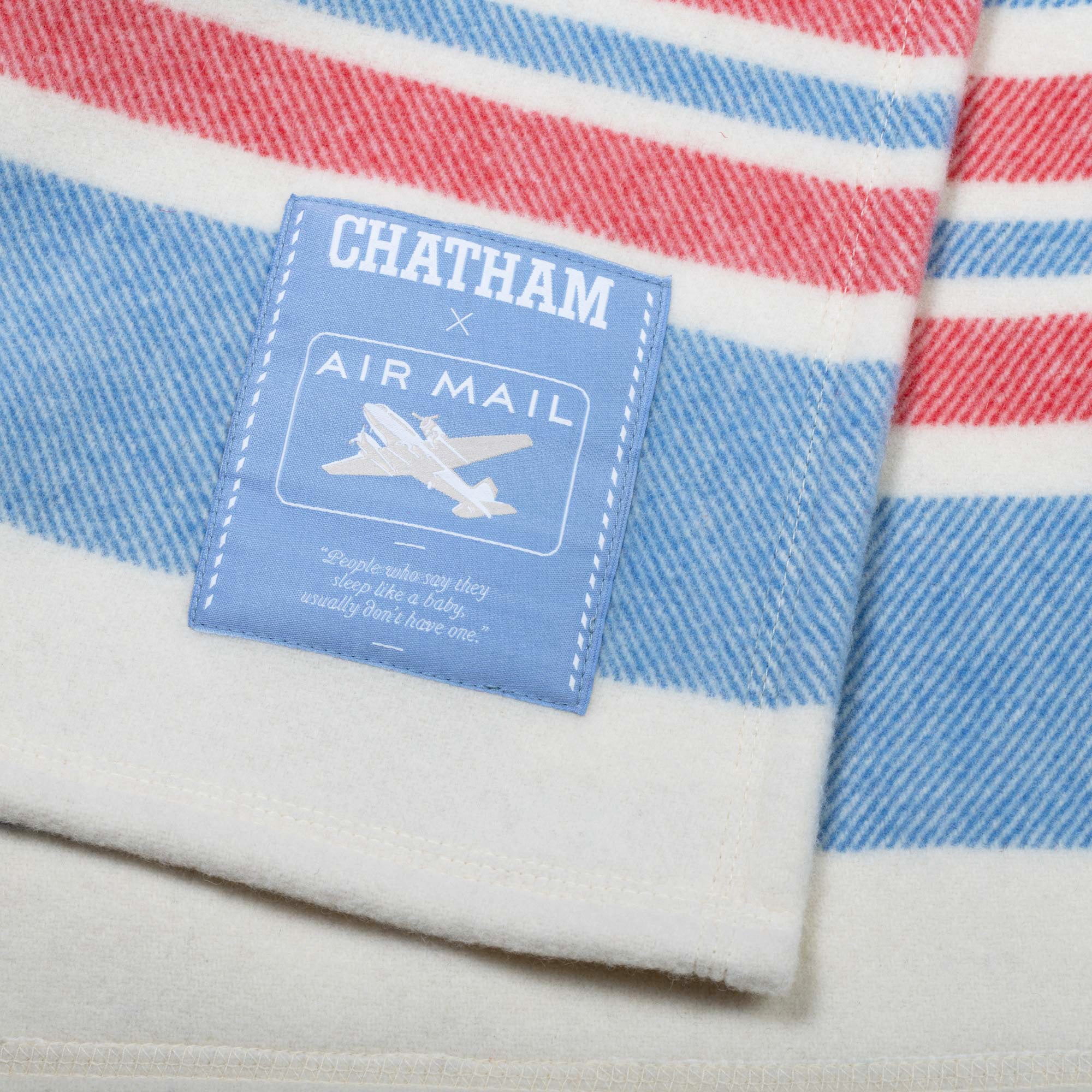 Airmail X Chatham Throw Chatham MFG